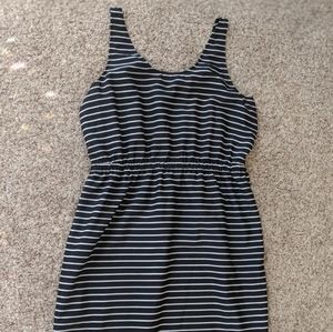 Gap Loft Sleeveless Striped Tank Dress Fit n Flare
